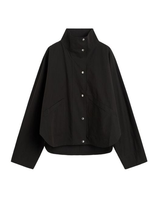 Totême Black Totême Summer Parachute Jacket