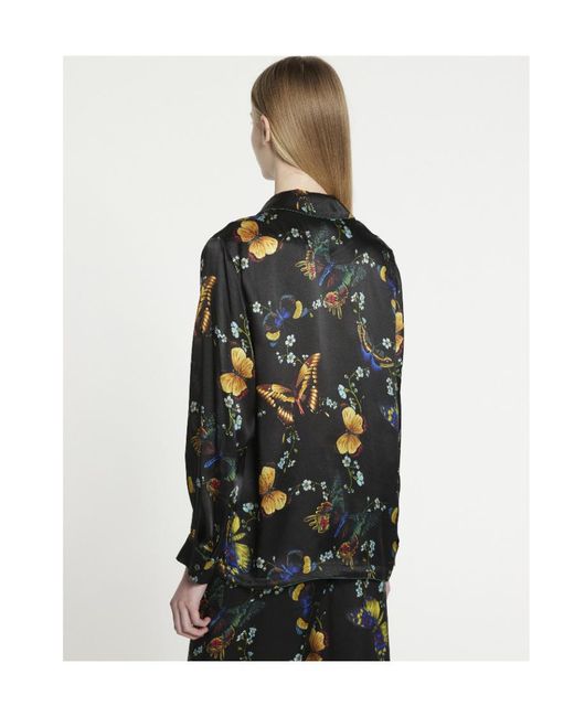 Lanvin Black Logo-Printed Shirt