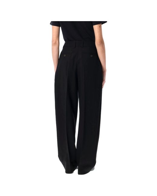 Studio Nicholson Black Sperro Pleated Pants