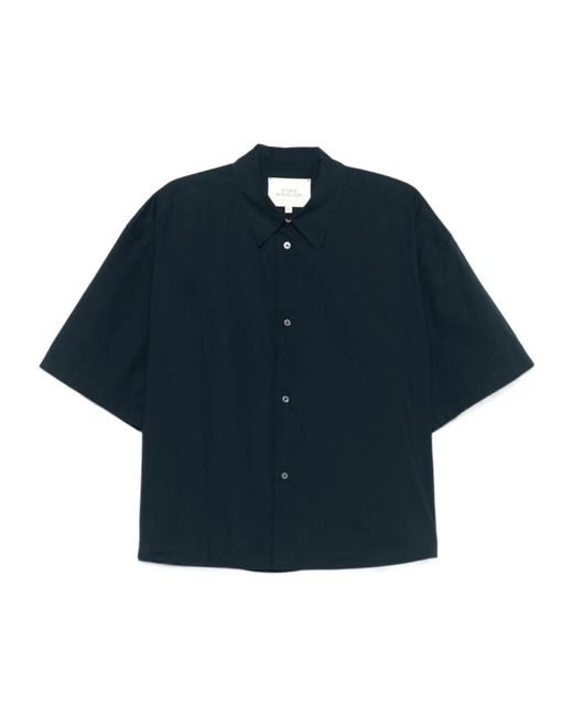 Studio Nicholson Blue Short-Sleeved Shirt for men