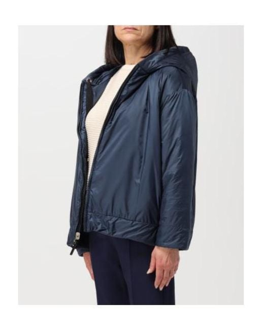 Max Mara Blue Double-Sided Casual Jacket