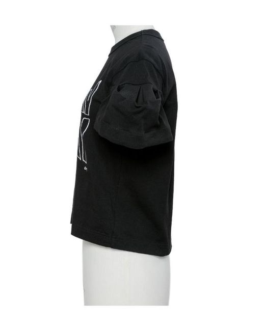 Sacai Black Crew-Neck T-Shirt