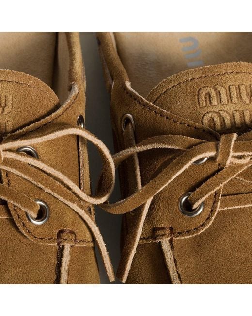 MiuMiu Faded suede slippers 関税込 ミュウミュウのスリッパ Miu Miu faded-suede Clogs | Brown | FARFETCH