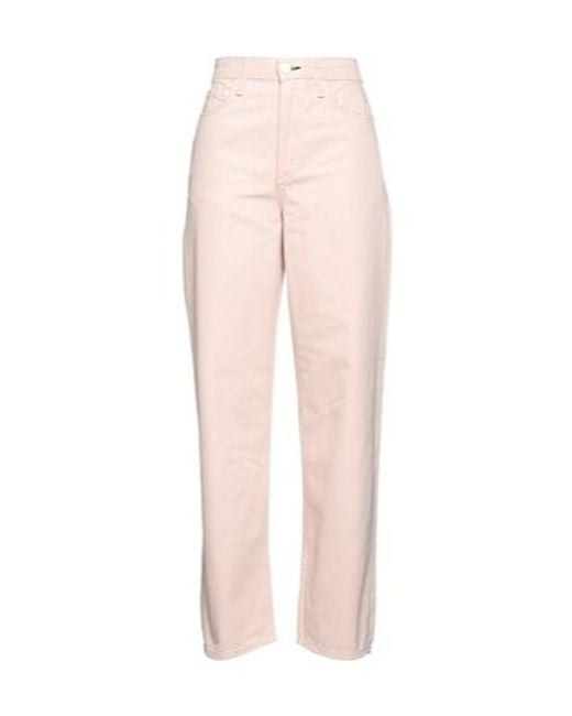 Rag & Bone Pink Straight-Leg Jeans