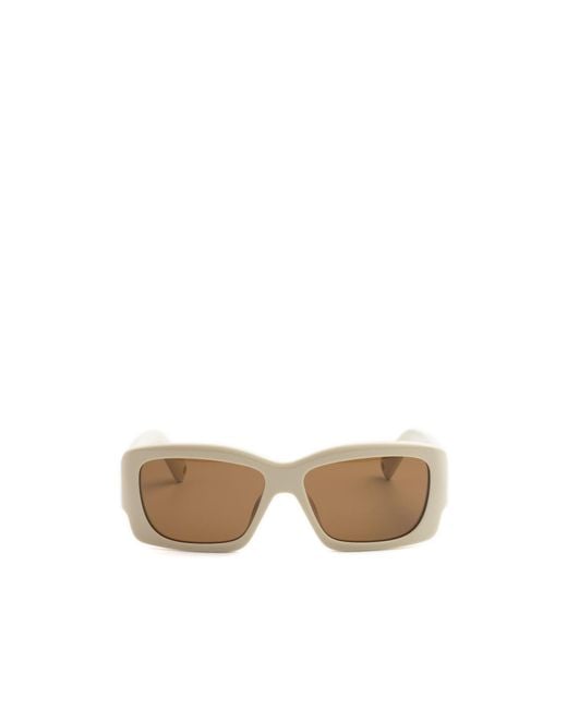 Jacquemus White Full Frame Sunglasses