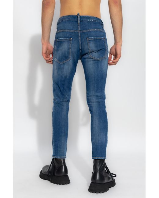 DSquared² Blue Cool Girl Straight-Leg Jeans for men