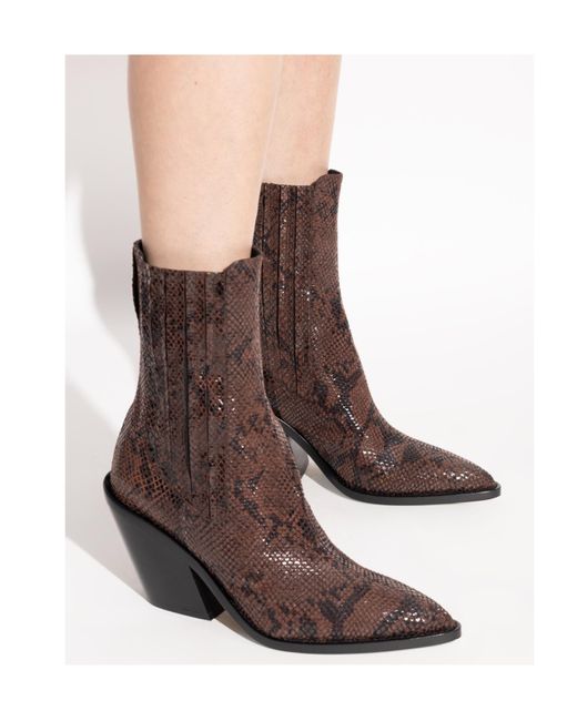 IRO Brown 100Mm Mazola Boots