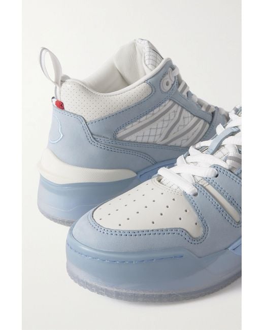 Moncler Blue Pivot Mid High-Top Casual Shoes