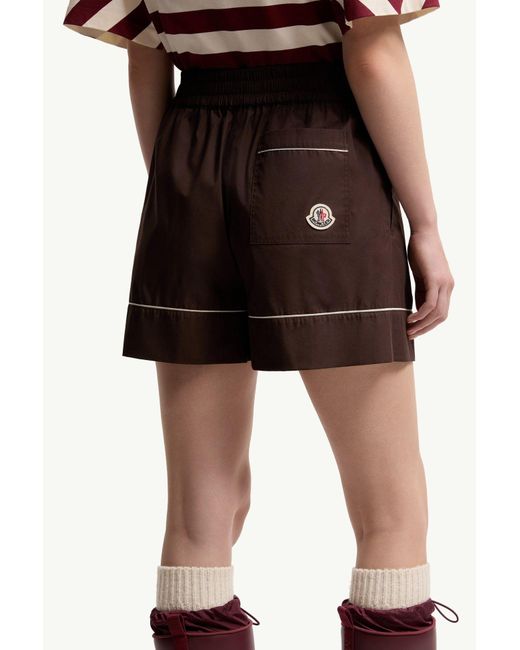 Moncler Brown Tailored Cotton Blend Shorts