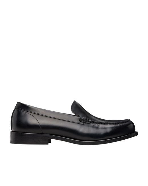 A.P.C. Black Leather Loafers