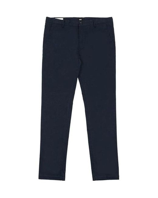 Boss Blue Logo Casual Pants for men