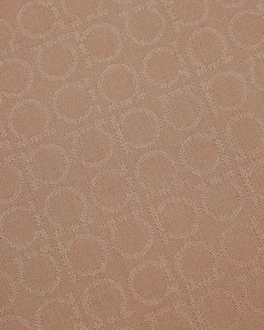 Ferragamo Natural Logo Tassel Scarf