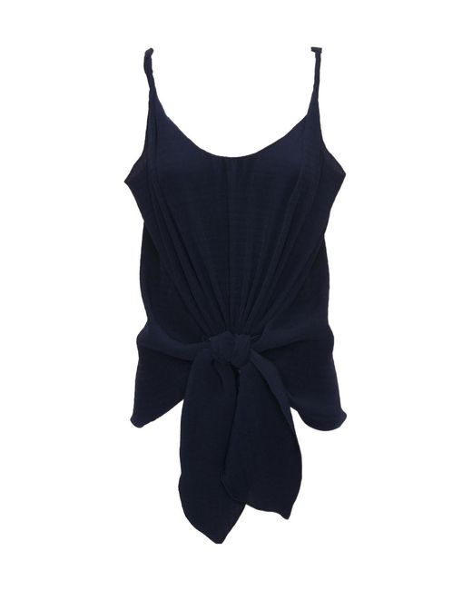 J.W. Anderson Blue Jw Anderson Knotted Strap Top