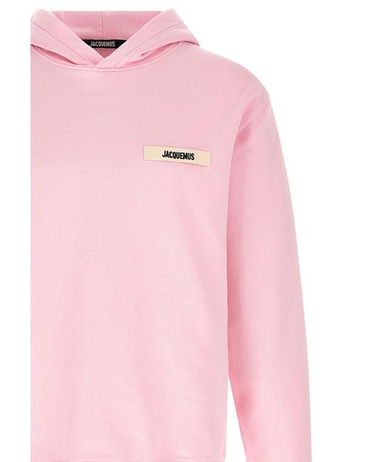 Jacquemus Pink Hoodies for men