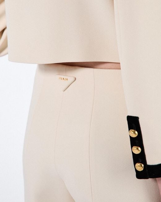Prada Natural Sablé Trousers