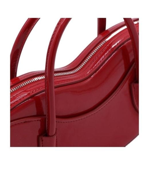 Fiorucci Red Sculpted Mini Tote Bag