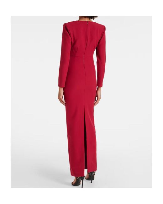 Roland Mouret Red Crêpe Gown