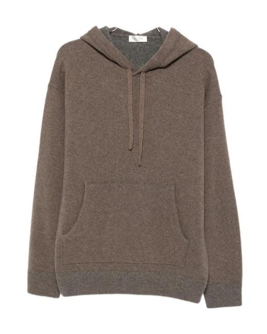 Roberto Collina Brown Long-Sleeve Knit Top for men