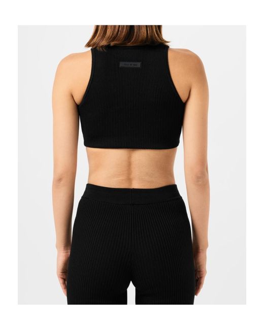 Fear Of God Black Ribbed-Knit Sports Vest