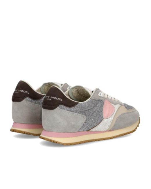 Philippe Model Gray Blville Sneakers