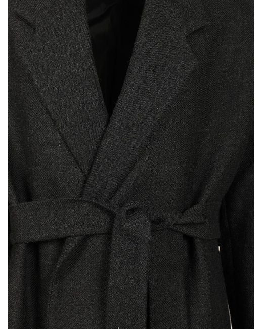 Fear Of God Black Belted Waist Relaxed Coat for men