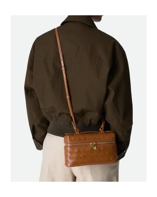 Bottega Veneta Brown Bang Bang Zipped Vanity Case