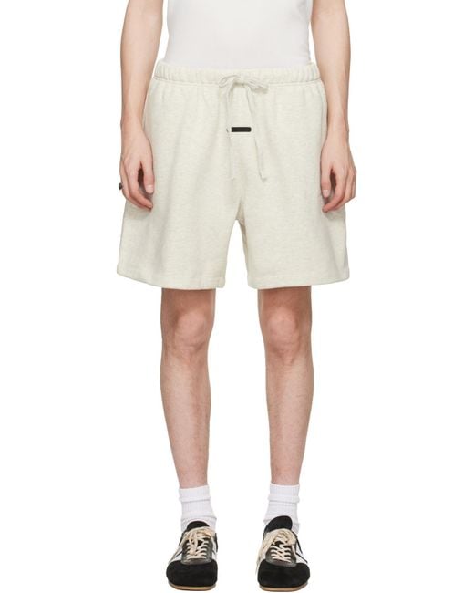 Fear Of God White Wide Leg Shorts for men