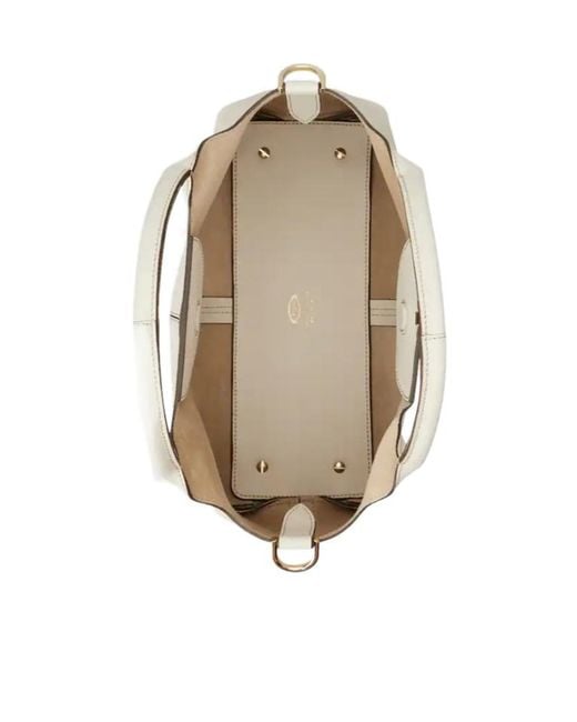 Tod's Natural Logo Detailed Top Handle Bag