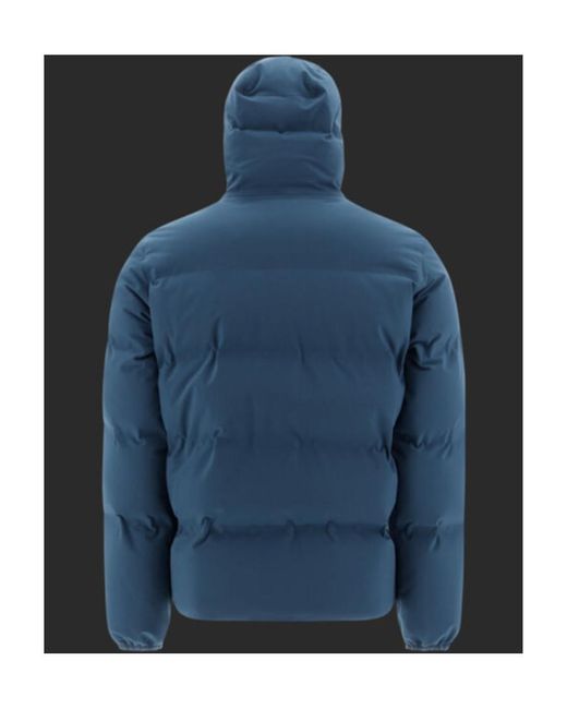 Herno Blue Zip-Up Goose Down Jacket for men