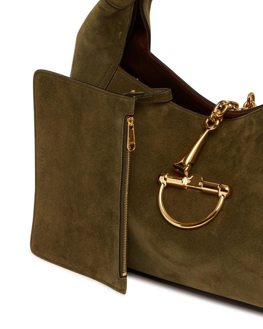 Gucci Green Softbit Maxi Shoulder Bag