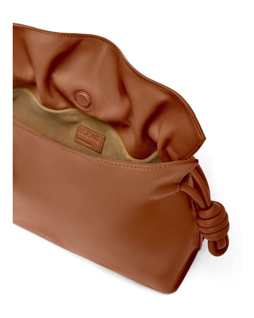 Loewe Brown Medium Flamenco Clutch