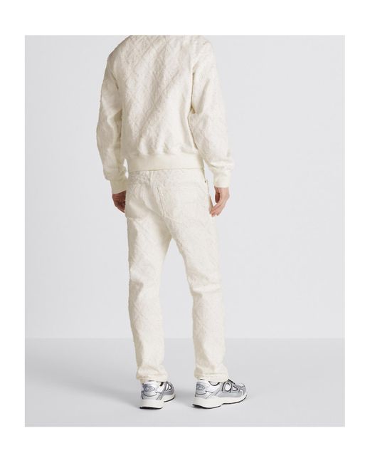 Dior White Cd Diamond Regular Jeans for men