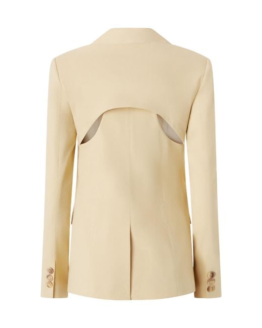 Pinko Green Single-Buttoned Blazer