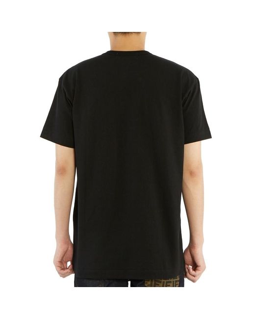 COMME DES GARÇONS PLAY Blue Logo T-Shirt for men