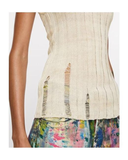 Acne Natural Tank Top