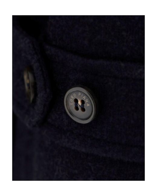 Loro Piana Blue Winter Voyager Over Casual Jacket