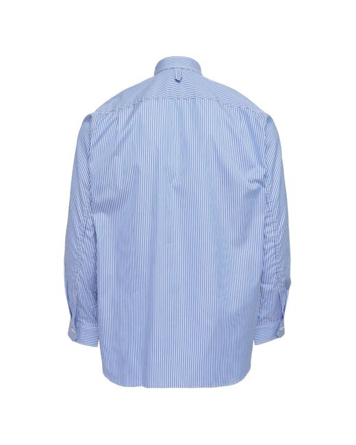 Junya Watanabe Blue Long Sleeve Shirt for men