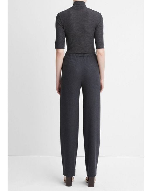 Vince Gray High-Waist Tailored Tapered Trousers