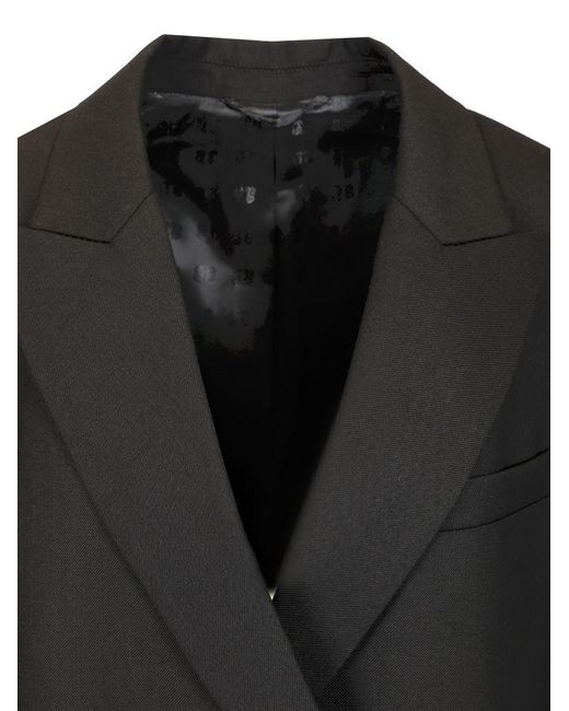 Blazé Milano Black Blazé Milano Alcanara Double Breasted Blazer