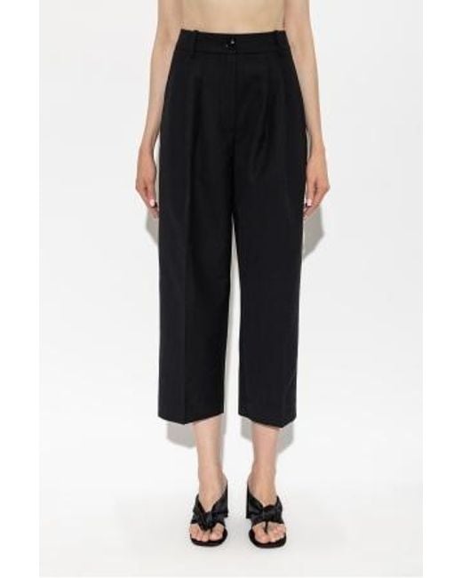 Anine Bing Black Brice Chino Trousers