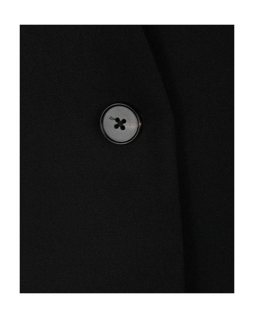 Jil Sander Black Single-Breasted Tailored Jacket