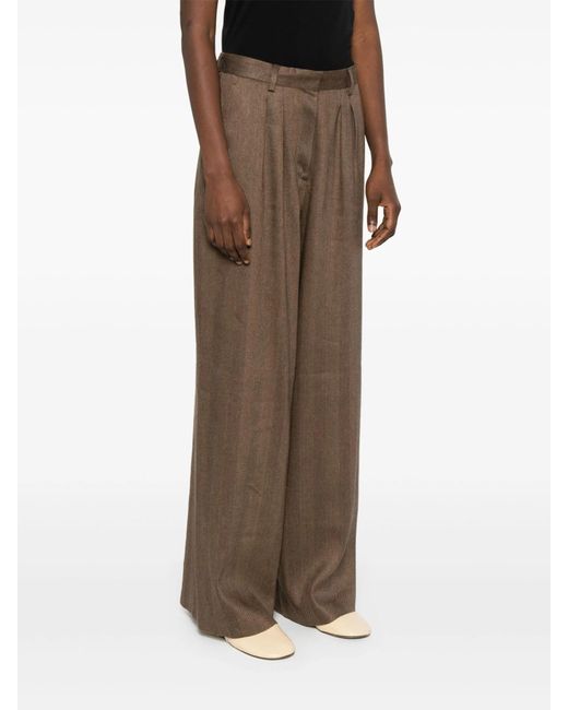 Officine Generale Brown Elia Trousers
