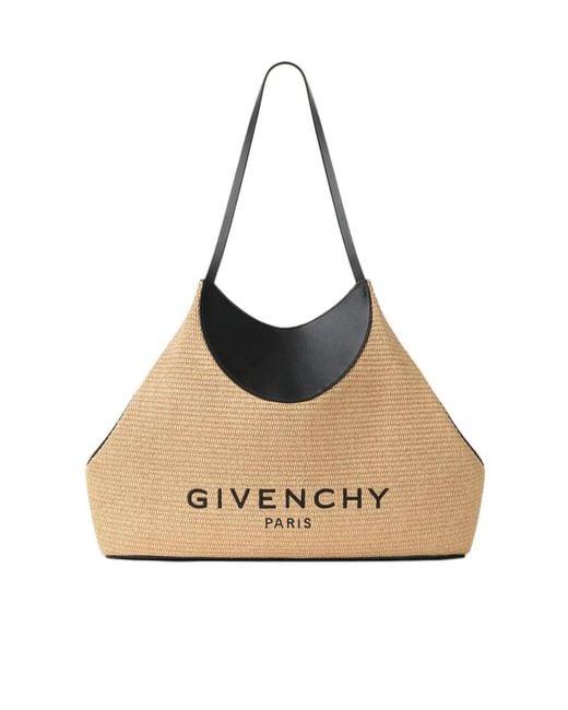 Givenchy Natural Facet Logo Tote Bag