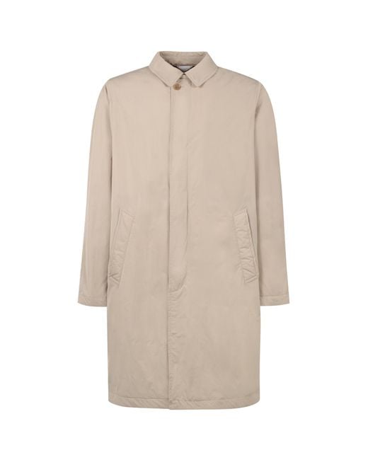 Aspesi Natural Back Slit Collared Jacket for men