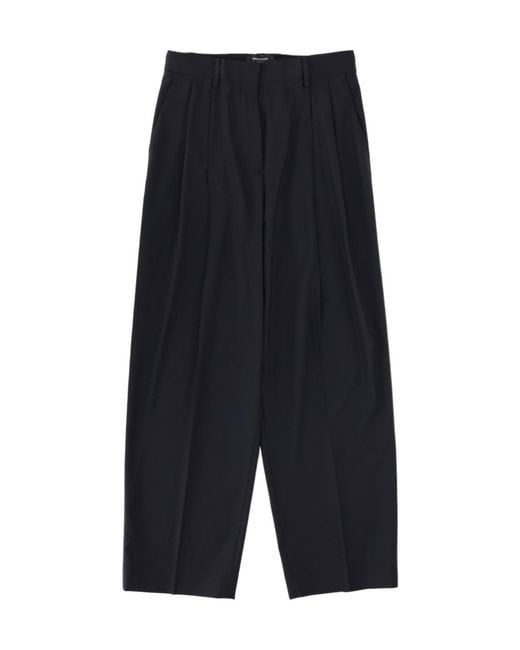 Fabiana Filippi Blue Pleated Trousers