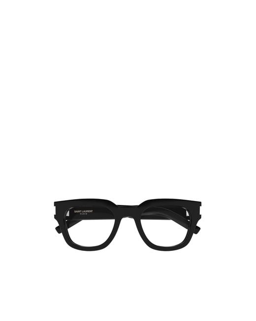Saint Laurent Black Eyewear Sl 661 Rectangular Glasses for men
