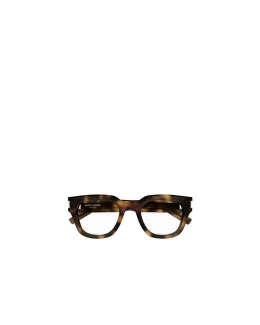 Saint Laurent White Eyewear Sl 661 Rectangular Glasses for men