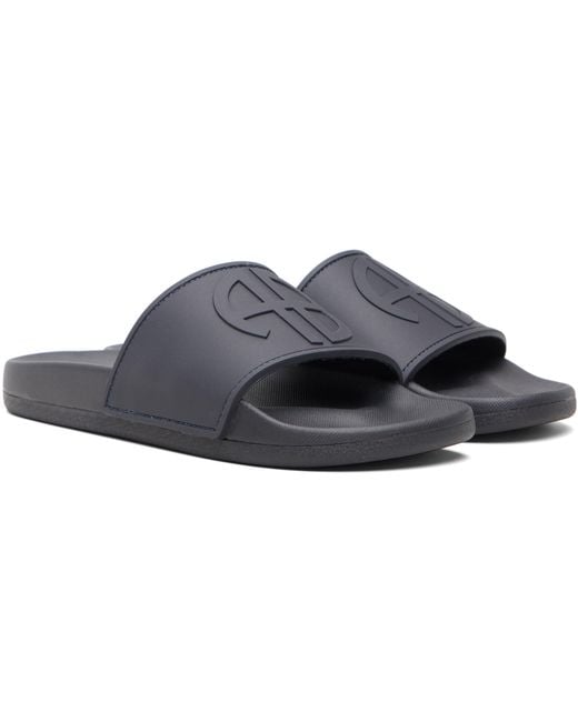 Anine Bing Blue Isla Open Toe Sandals