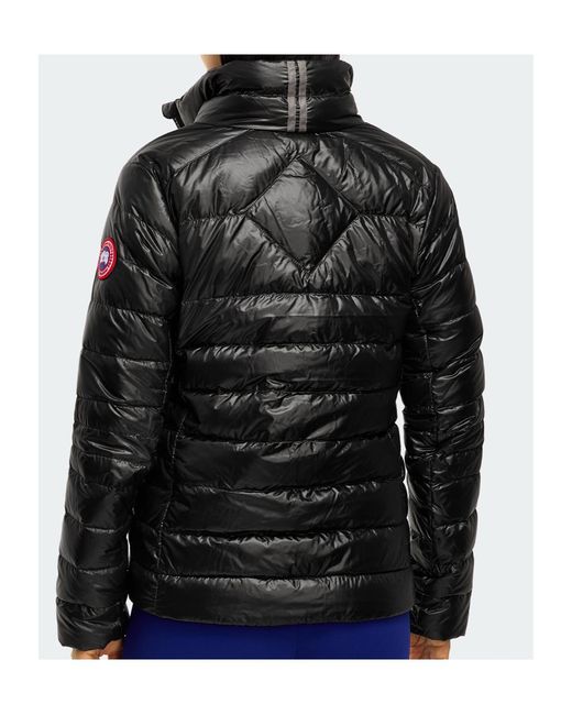 Canada Goose Black Stand-Up Collar Cotton Coat