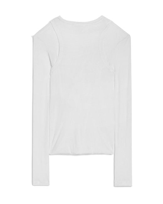 Jil Sander White Layered Crewneck T-Shirt